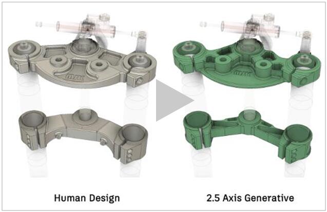 Highlights L Fusion 360 创成式设计2 5轴版本 从设计端衔接3d打印与机加工 3d科学谷