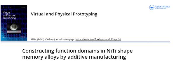 华南理工：纳米粒子改性增材制造NiTi形状记忆合金